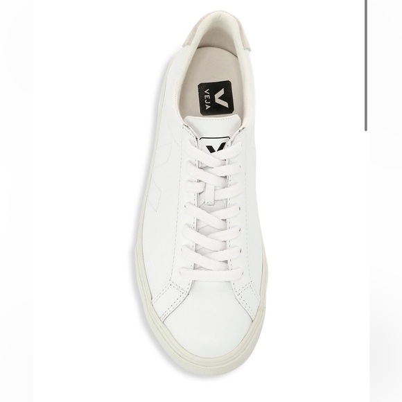 Veja Esplar Stitched Logo Leather Low-Top Sneakers - Size 37 (US 6/6.5) - Picture 7 of 8